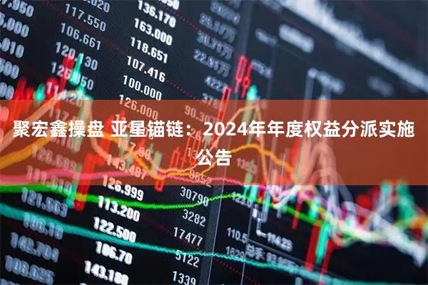 聚宏鑫操盘 亚星锚链：2024年年度权益分派实施公告