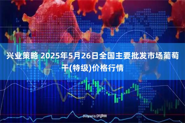 兴业策略 2025年5月26日全国主要批发市场葡萄干(特级)价格行情