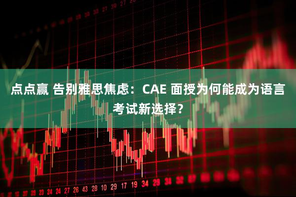 点点赢 告别雅思焦虑：CAE 面授为何能成为语言考试新选择？